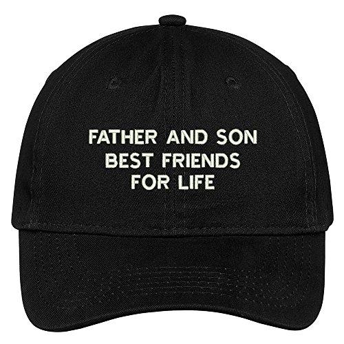 Trendy Apparel Shop Father and Son Best Friends Embroidered Low Profile Adjustable Cap Dad Hat