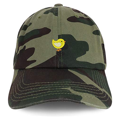 Trendy Apparel Shop Chick Embroidered Soft Crown 100% Brushed Cotton Cap