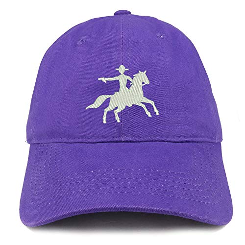 Trendy Apparel Shop Shooting Cowboy Soft Crown 100% Brushed Cotton Cap