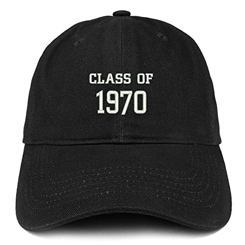 Trendy Apparel Shop Class of 1970 Embroidered Reunion Brushed Cotton Baseball Cap