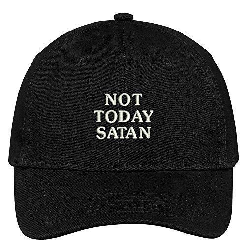 Trendy Apparel Shop Not Today Satan Embroidered Cap Premium Cotton Dad Hat
