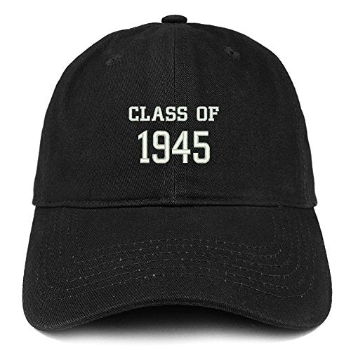 Trendy Apparel Shop Class of 1945 Embroidered Reunion Brushed Cotton Baseball Cap