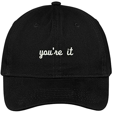 Trendy Apparel Shop You're It Embroidered Brushed Cotton Adjustable Cap Dad Hat