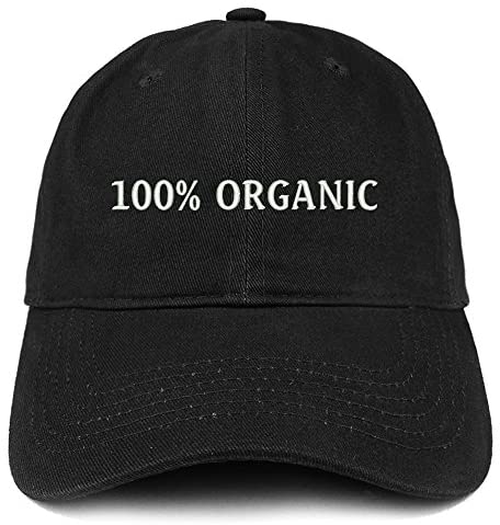 Trendy Apparel Shop 100 Percent Organic Embroidered Cotton Dad Hat