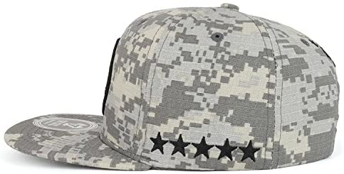 Trendy Apparel Shop California Republic Bear Embroidered Flat Bill Cotton Snapback Cap