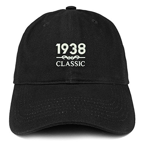 Trendy Apparel Shop Classic 1938 Embroidered Retro Soft Cotton Baseball Cap