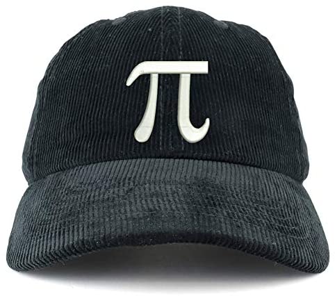 Trendy Apparel Shop Pi Day Symbol Cotton Corduroy Unstructured Baseball Cap