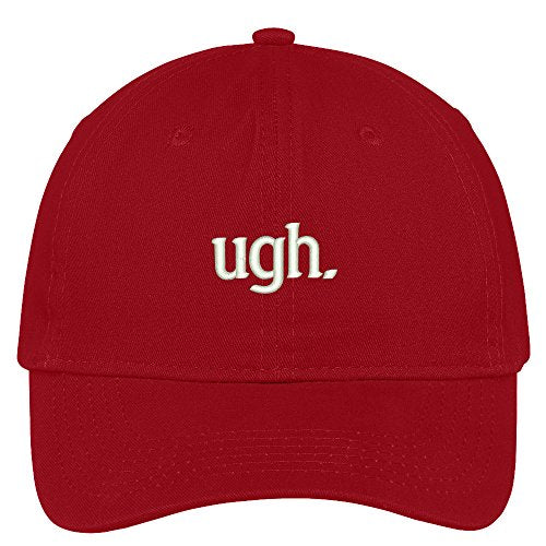 Trendy Apparel Shop UGH Embroidered Soft Low Profile Adjustable Cotton Cap