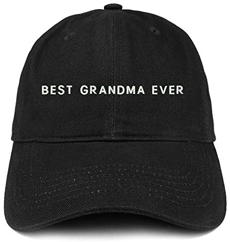 Trendy Apparel Shop Best Grandma Ever Embroidered Soft Cotton Dad Hat