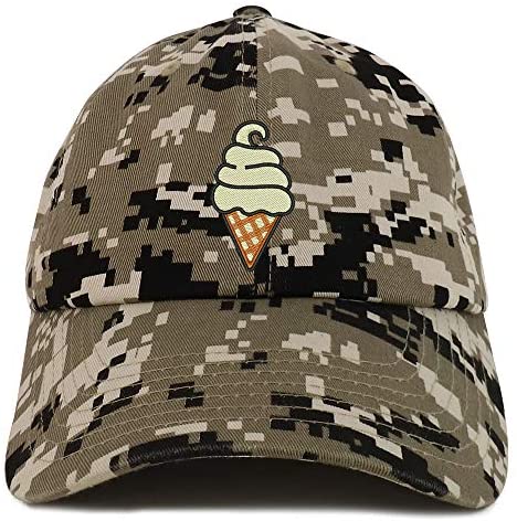 Trendy Apparel Shop Soft Serve Ice Cream Soft Crown 100% Brushed Cotton Cap