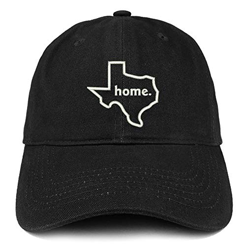 Trendy Apparel Shop Texas Home Embroidered 100% Cotton Adjustable Cap Dad Hat