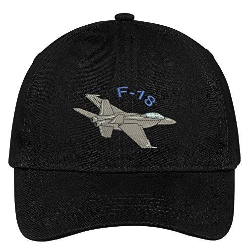 Trendy Apparel Shop F-18 Hornet Embroidered Cap Premium Cotton Dad Hat