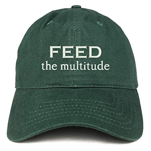 Trendy Apparel Shop Feed The Multitude Soft Crown 100% Brushed Cotton Cap