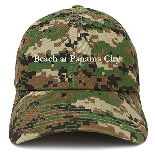 Trendy Apparel Shop Beach at Panama City Embroidered Brushed Cotton Cap