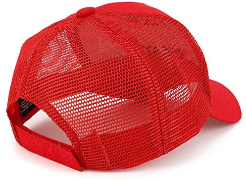 Trendy Apparel Shop Trump 2020 Keep America Great 5 Panel Trucker Mesh Cap
