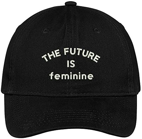 Trendy Apparel Shop The Future Is Feminine Embroidered Cap Premium Cotton Dad Hat