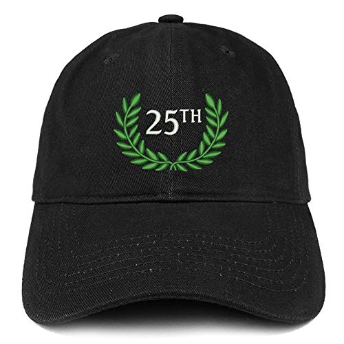 Trendy Apparel Shop 25th Anniversary Embroidered Unstructured Cotton Dad Hat
