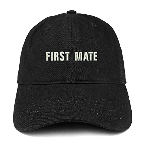 Trendy Apparel Shop First Mate Embroidered 100% Soft Brushed Cotton Low Profile Cap