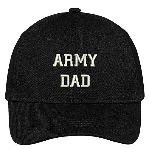 Trendy Apparel Shop Army Dad Embroidered Soft Crown 100% Brushed Cotton Cap