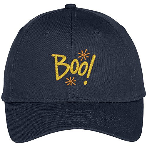 Trendy Apparel Shop Boo Embroidered Halloween Theme Adjustable Baseball Cap