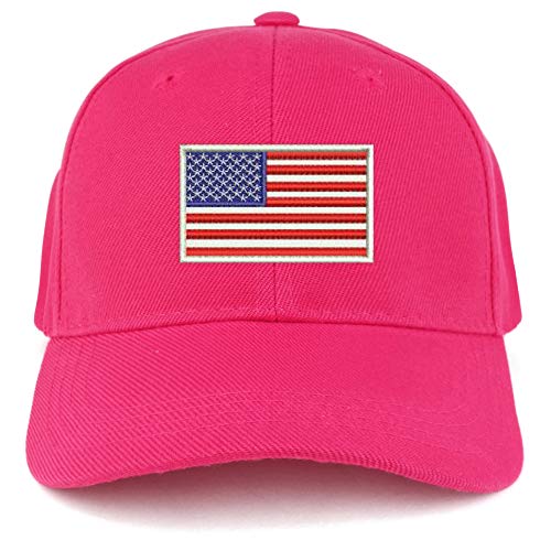 Trendy Apparel Shop USA White Flag Embroidered Youth Size Kids Structured Baseball Cap