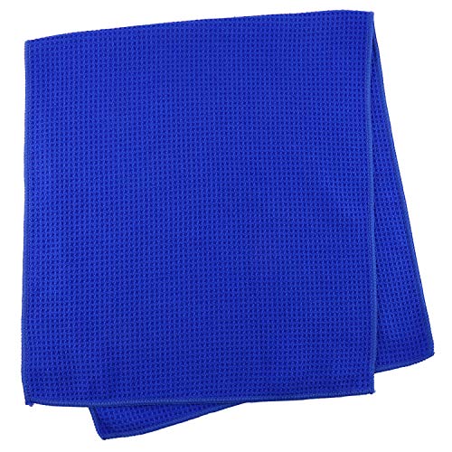 Trendy Apparel Shop Microfiber Waffle Textured Fitness Towel