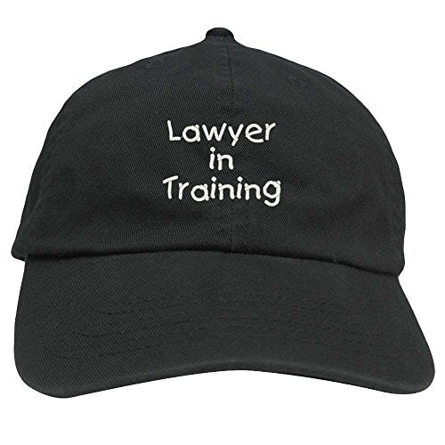 Trendy Apparel Shop Lawyer in Training Embroidered Youth Size Cotton Baseball Cap