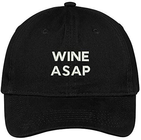 Trendy Apparel Shop Wine ASAP Embroidered Brushed Cotton Adjustable Cap Dad Hat