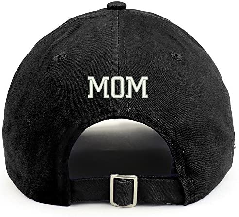 Trendy Apparel Shop Mom (Back) Embroidered 100% Cotton Dad Hat
