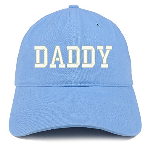 Trendy Apparel Shop Daddy Collegiate Font Embroidered Brushed Cotton Cap