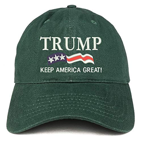 Trendy Apparel Shop Trump Keep America Great Embroidered Cotton Dad Hat