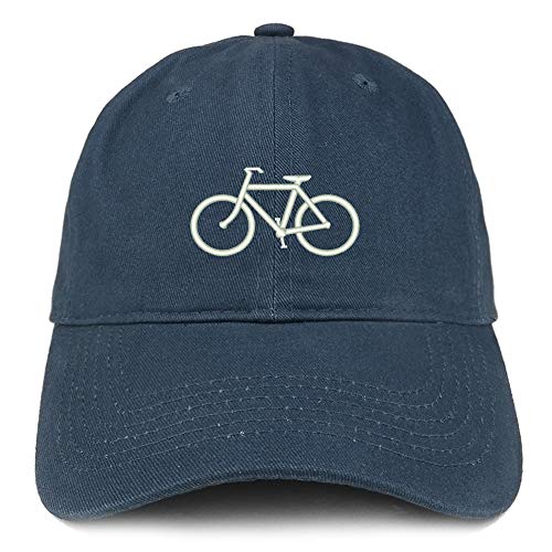 Trendy Apparel Shop Love to Bicycle Image Embroidered Cotton Dad Hat