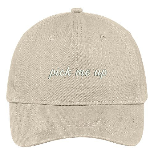 Trendy Apparel Shop Pick Me Up Embroidered Buckle Adjustable Cotton Cap