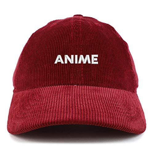Trendy Apparel Shop Anime Cotton Corduroy Unstructured Baseball Cap