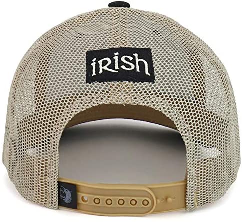 Trendy Apparel Shop High Frequency Three Leaf Clover Irish Mesh Trucker Hat