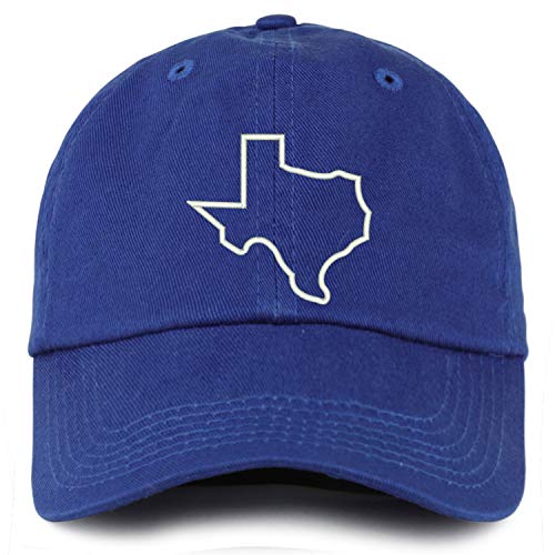 Trendy Apparel Shop Youth Texas State Outline Unstructured Cotton Baseball Cap