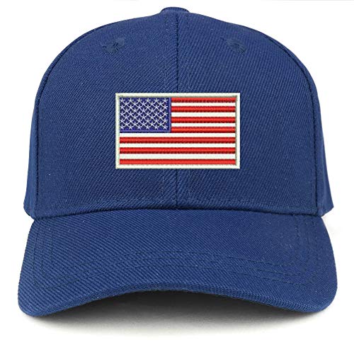 Trendy Apparel Shop USA White Flag Embroidered Youth Size Kids Structured Baseball Cap