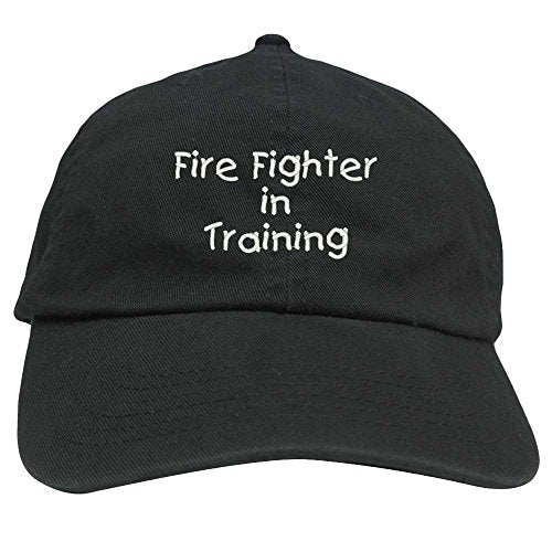 Trendy Apparel Shop Fire in Training Embroidered Youth Size Cotton Baseball Cap