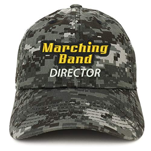 Trendy Apparel Shop Marching Band Director Embroidered Soft Crown 100% Brushed Cotton Cap