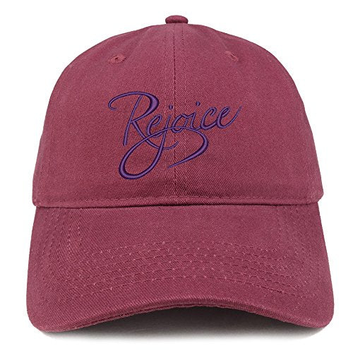 Trendy Apparel Shop Rejoyce Embroidered Low Profile Brushed Cotton Cap