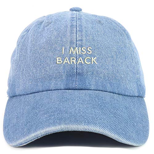 Trendy Apparel Shop Youth I Miss Barack Adjustable Soft Crown Baseball Cap