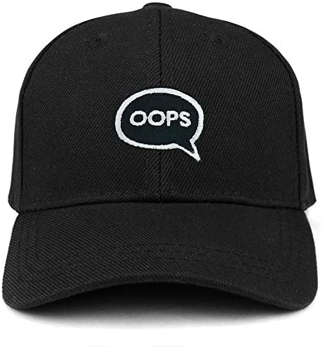 Trendy Apparel Shop Oops Patch Structured Infant Baseball Cap
