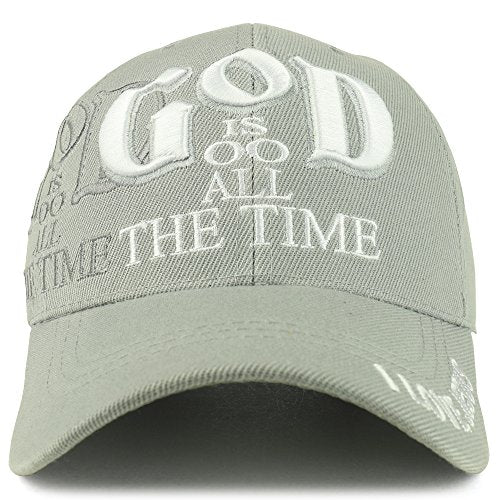 Trendy Apparel Shop God is Good All The Time Christian Theme Embroidered Adjustable Baseball Cap