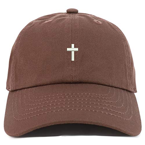 Trendy Apparel Shop Youth Cross Adjustable Soft Crown Baseball Cap