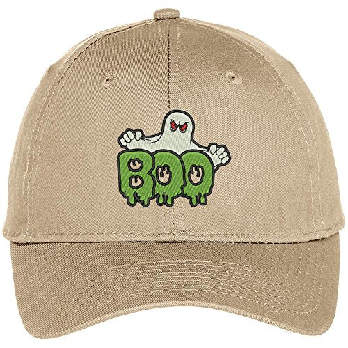Trendy Apparel Shop Halloween Boo Embroidered Baseball Cap