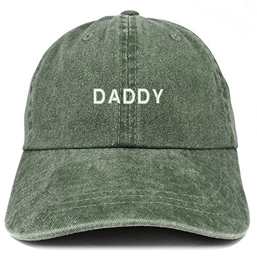 Trendy Apparel Shop Daddy Embroidered Low Profile Washed Cotton Cap