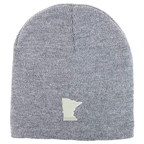 Trendy Apparel Shop Minnesota State Acrylic Winter Knit Skull Short Beanie