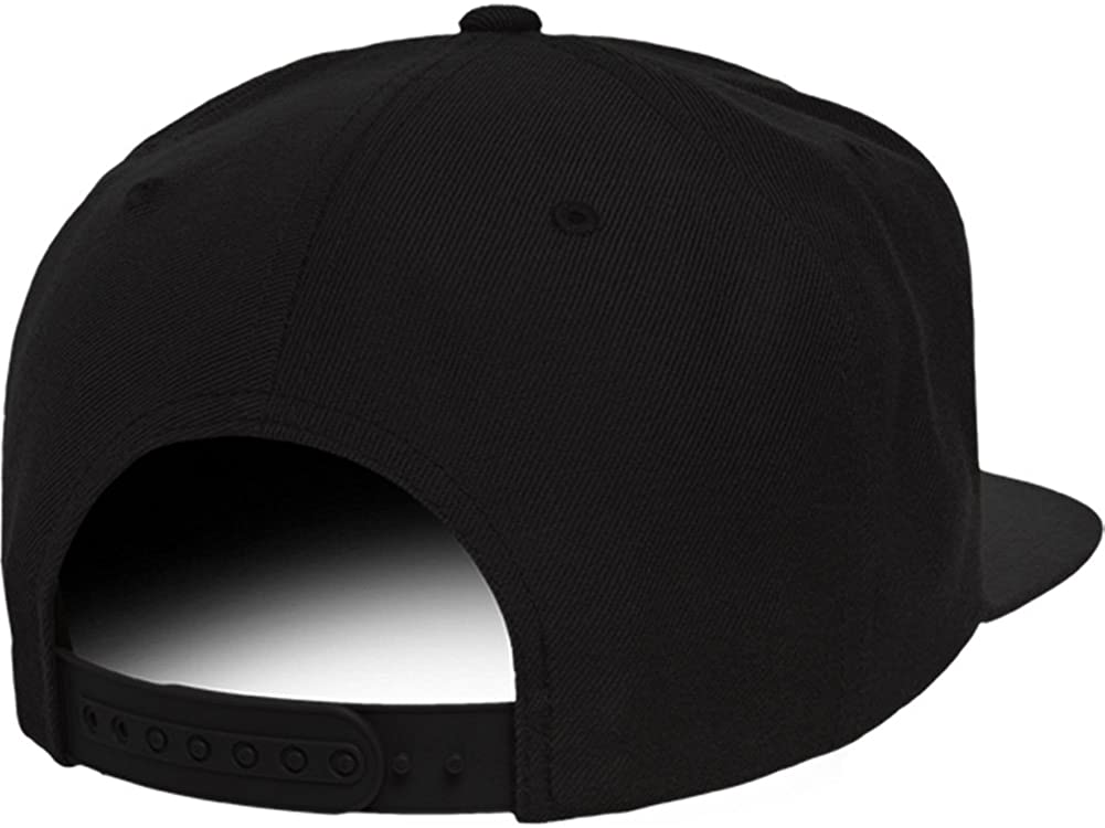 Trendy Apparel Shop Number 71 Collegiate Varsity Font Embroidered Flat Bill Snapback Cap