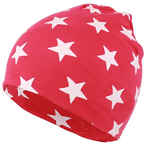 Trendy Apparel Shop Star All Over Printed Infant to Toddler Short Beanie