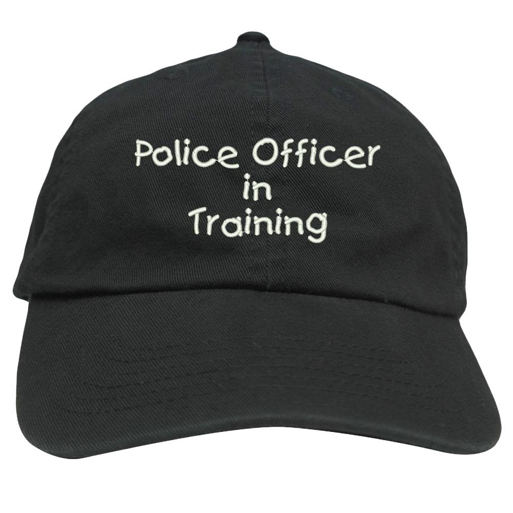 Trendy Apparel Shop Police Officer In Training Embroidered Youth Size Cotton Baseball Cap